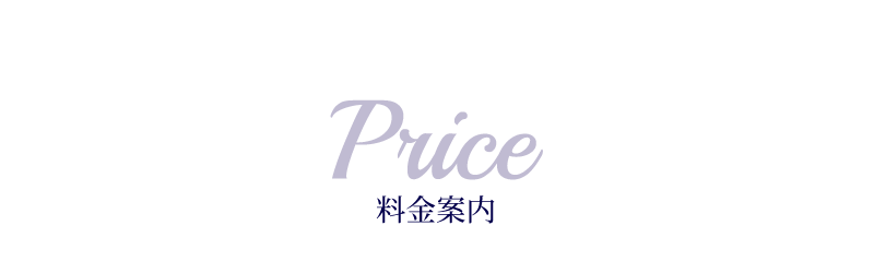 Price　料金案内